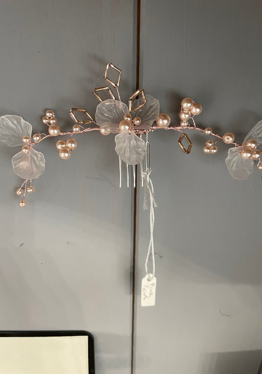 Arianna Blush Pink Hair Comb