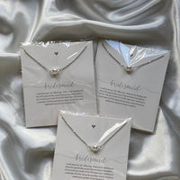 Bridal Party Pearl Necklace